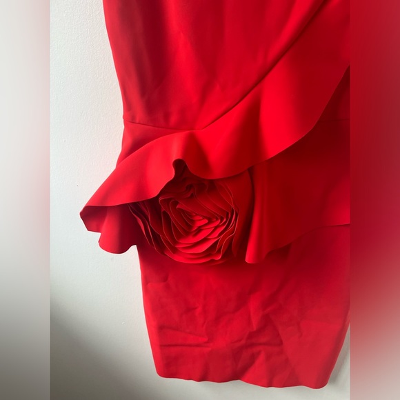 🧡Sold🧡 Chiara Boni La Petite Robe Morny Sleeveless Geranium Rose Detailed - Picture 7 of 14